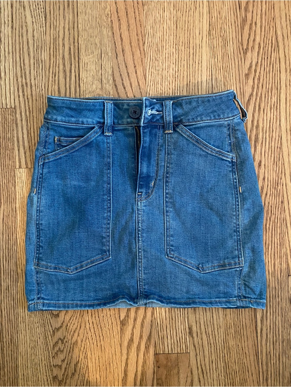Denim Mini Skirt